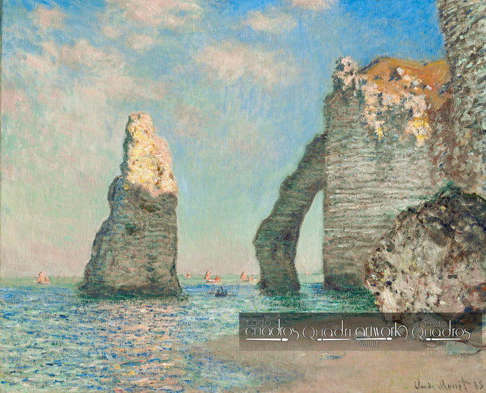 Acantilados de Étretat, Monet