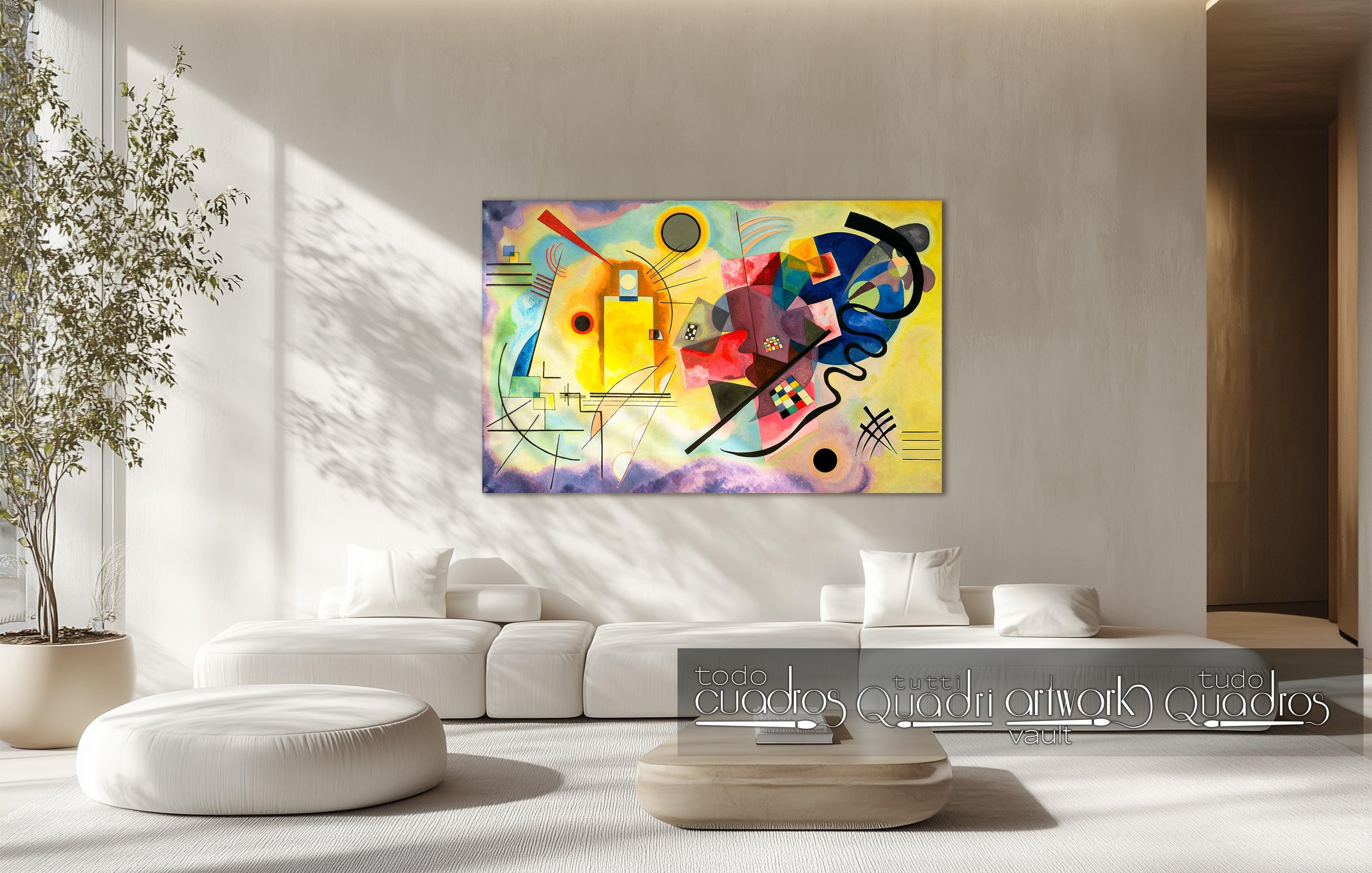 Amarillo, rojo y azul, Kandinsky