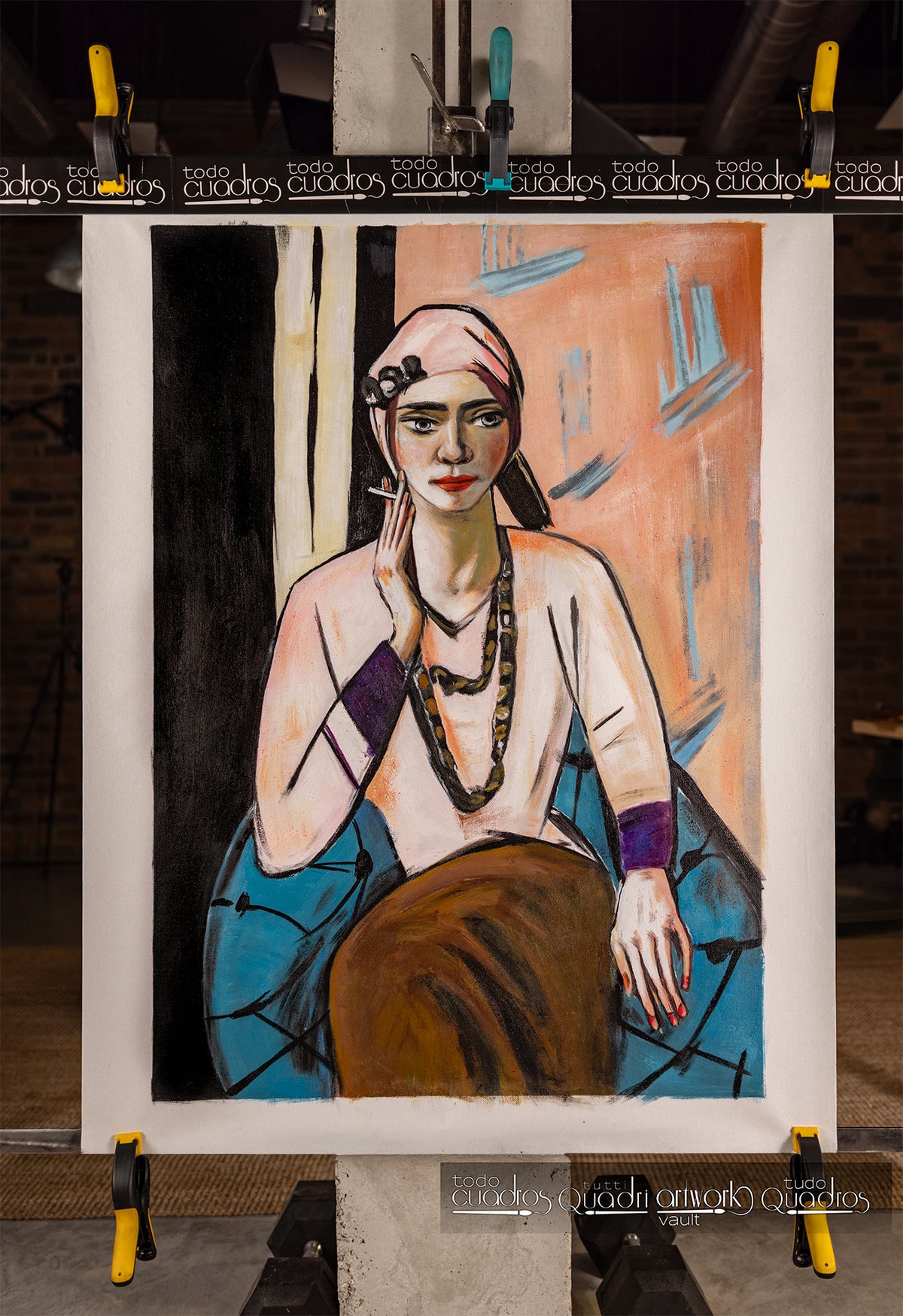 Quappi con suéter rosa, Max Beckmann