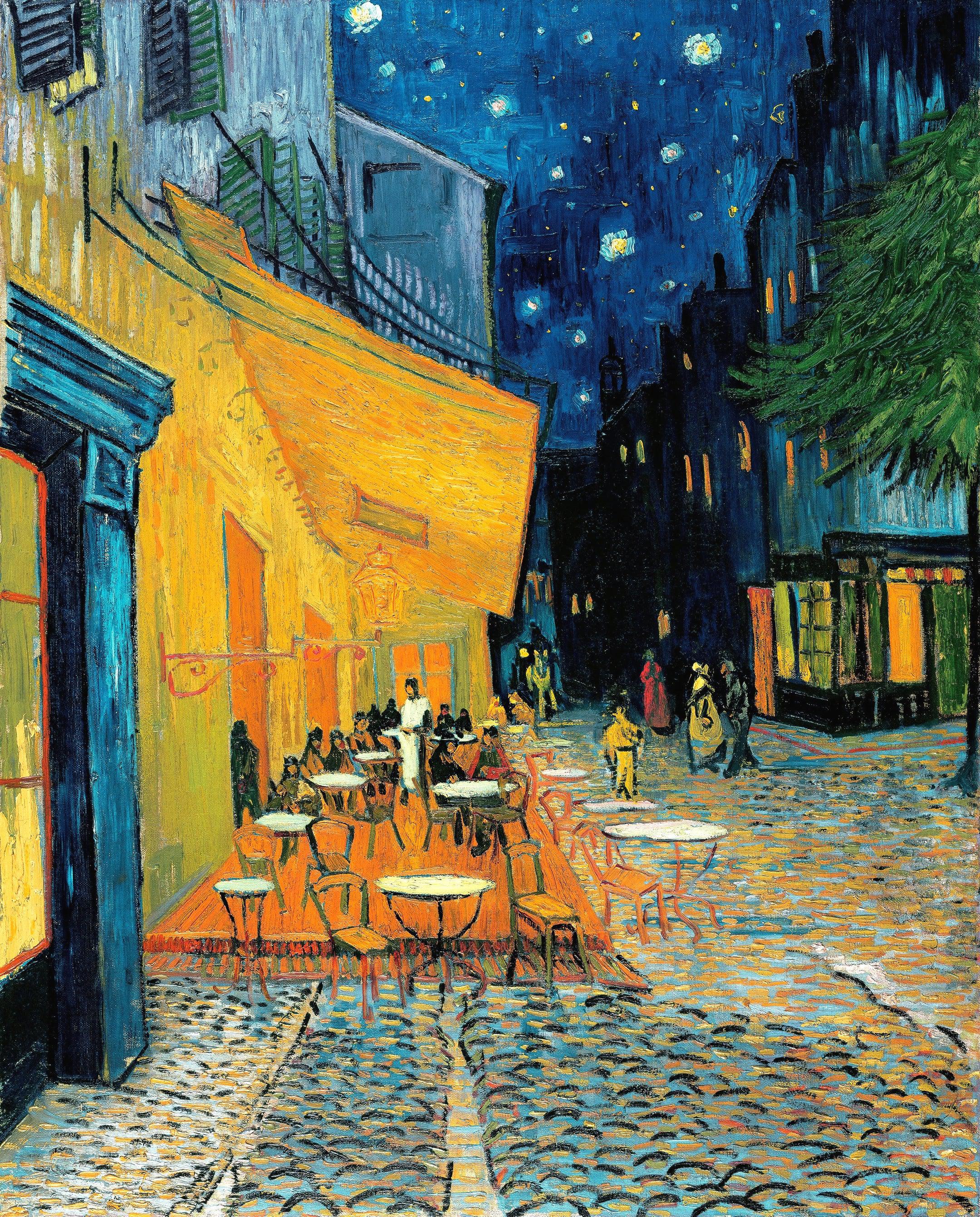 Terraza de café por la noche, Van Gogh