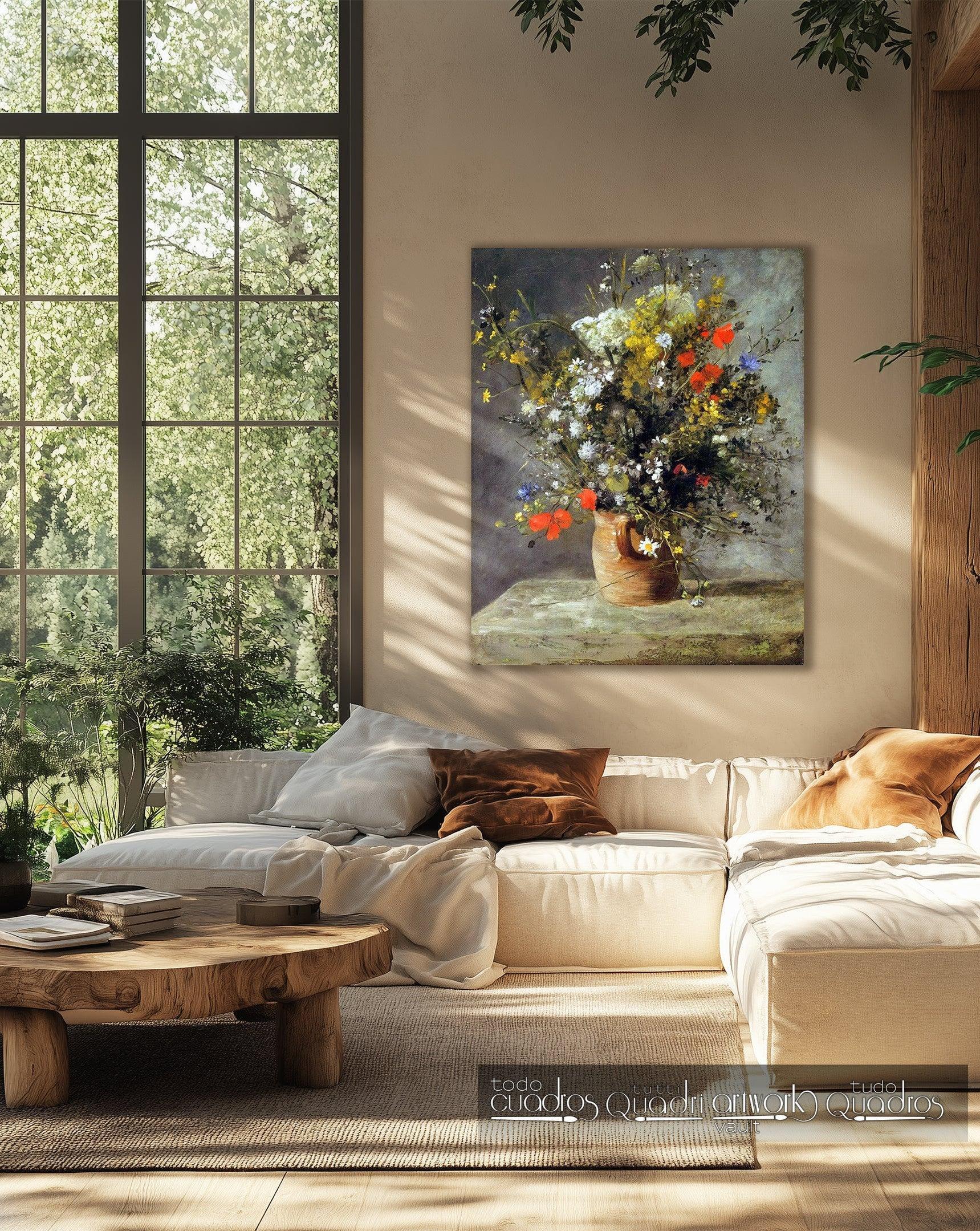 Jarrón de flores, Renoir