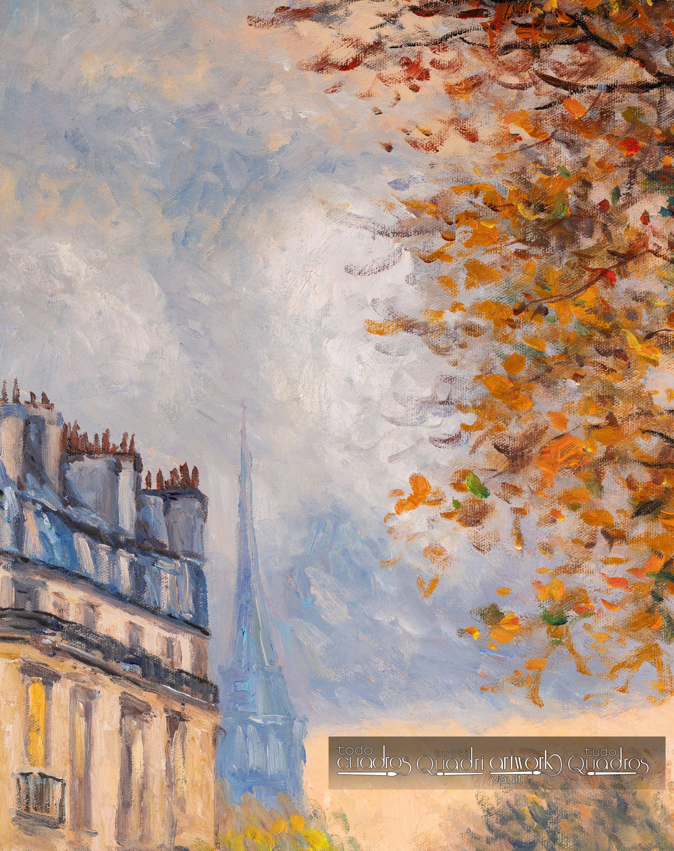 Tarde de lluvia, estilo Monet
