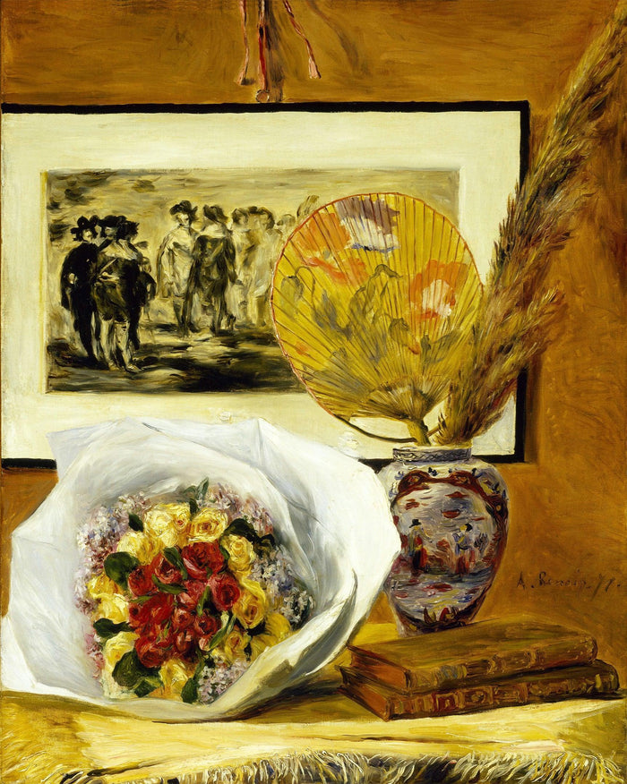 Naturaleza muerta y bouquet, Renoir