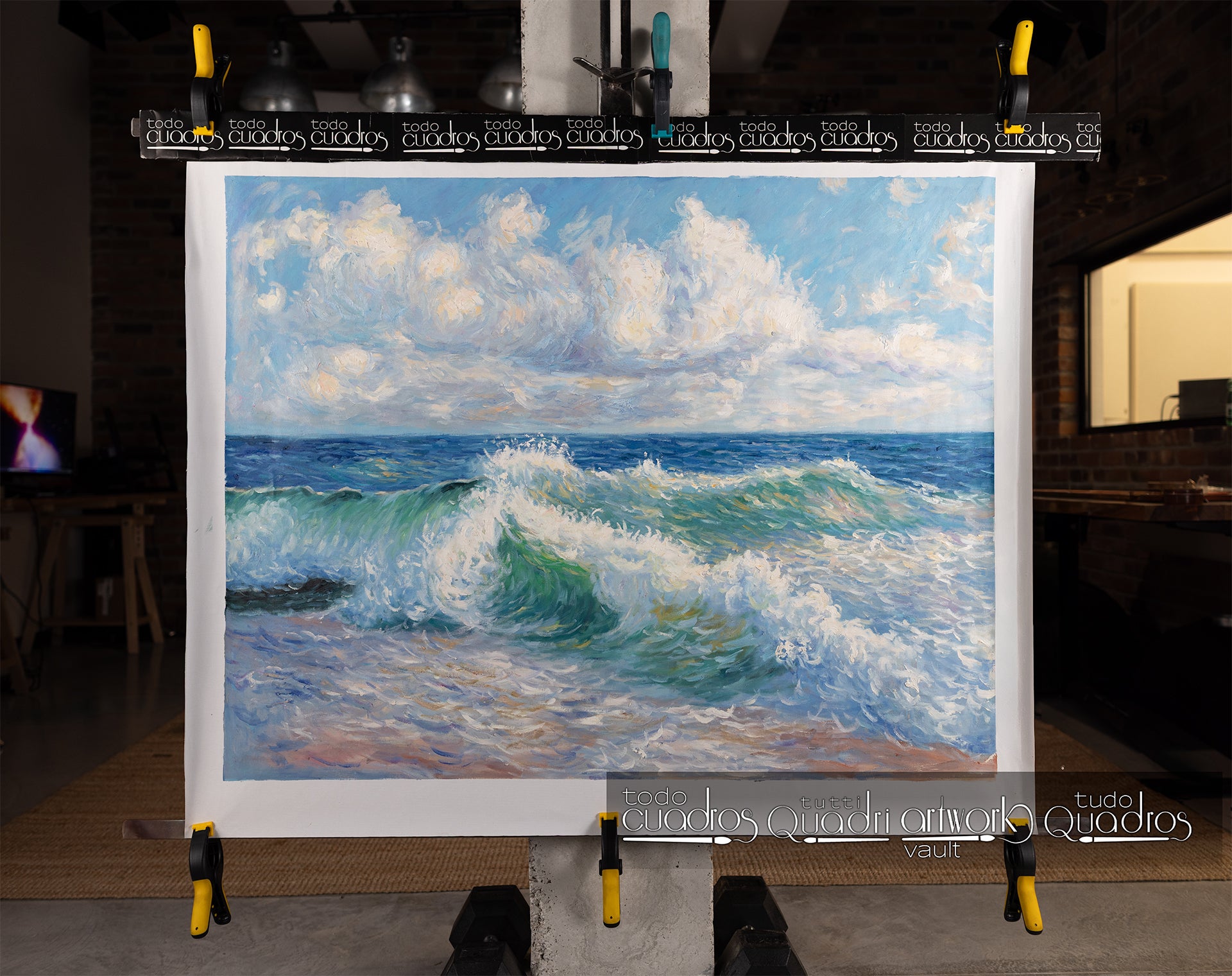La danza de las olas, estilo Monet