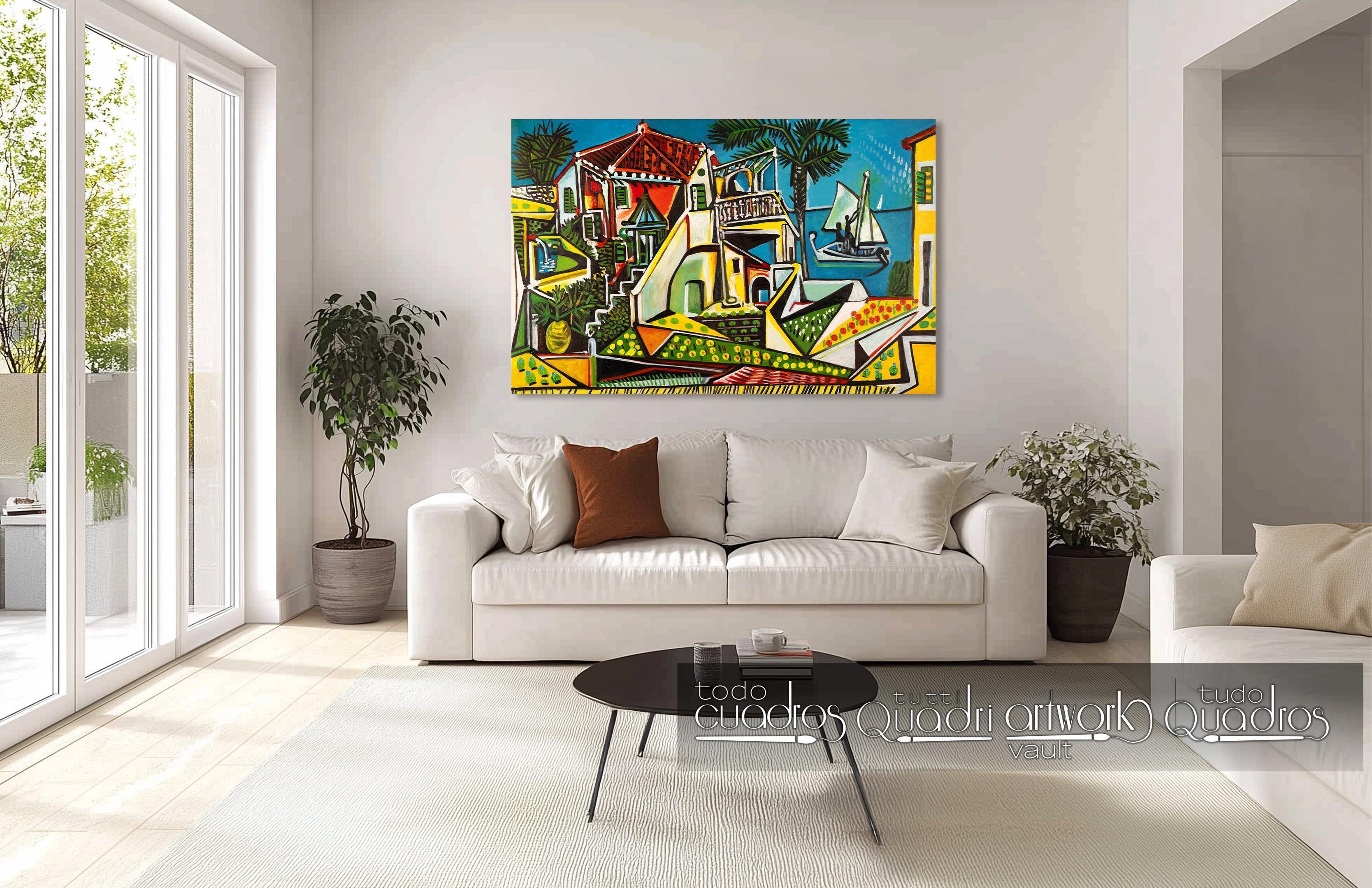 Paisaje mediterráneo, Picasso