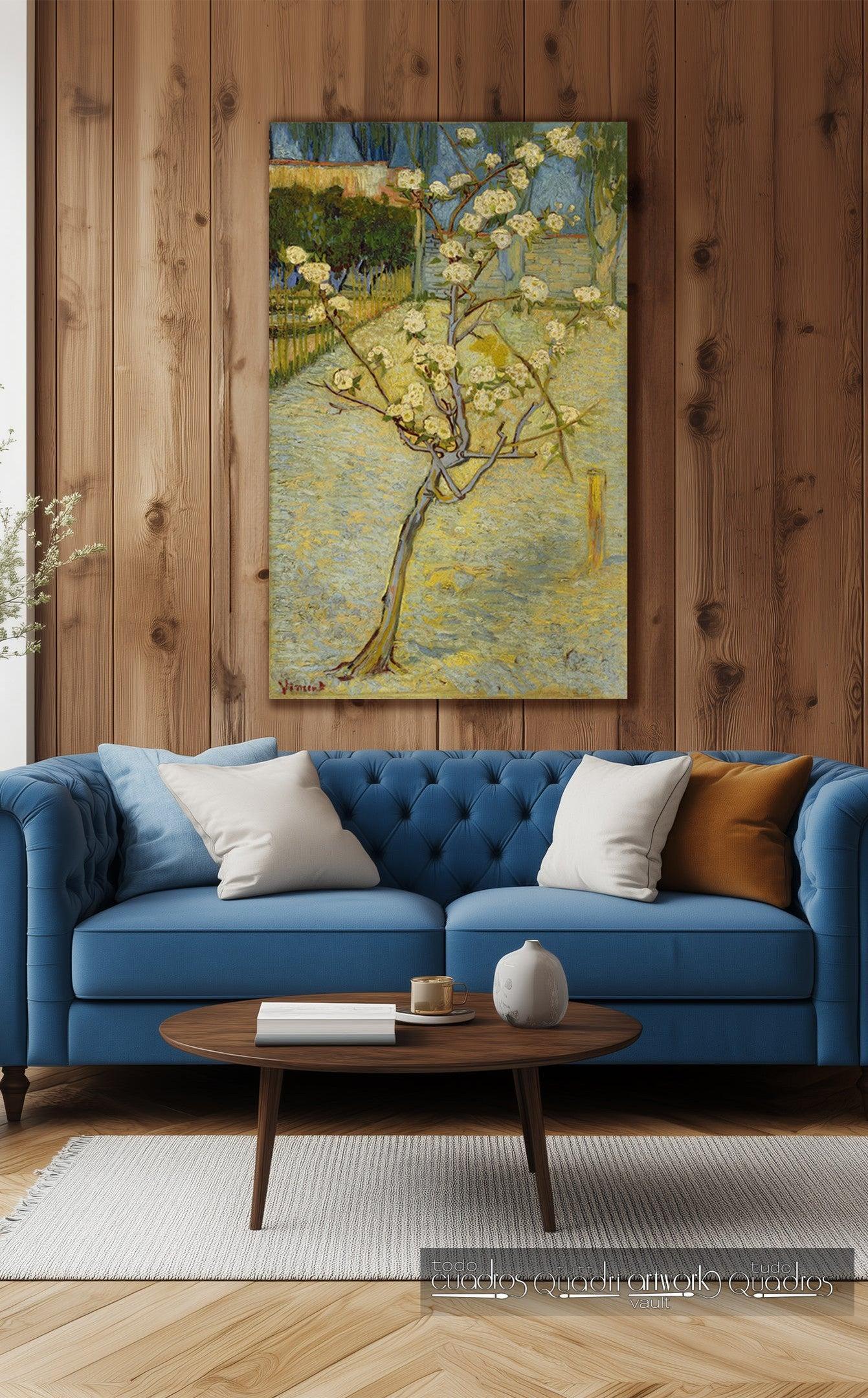Pequeño peral en flor, Van Gogh