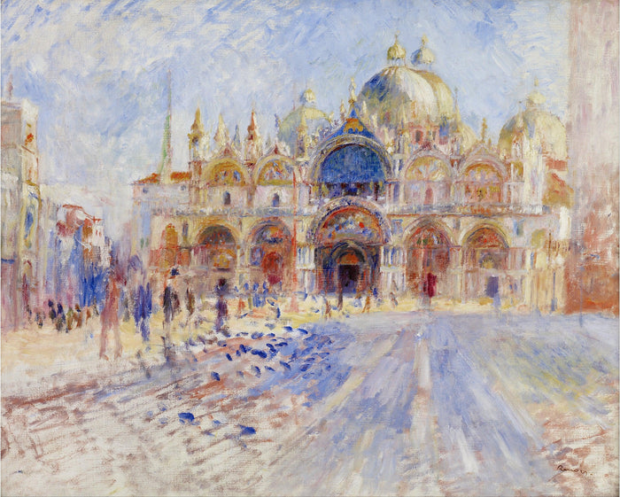La plaza San Marcos, Renoir