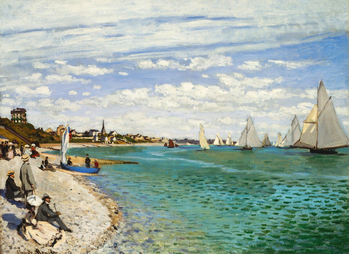 Regata en Sainte-Adresse, Monet