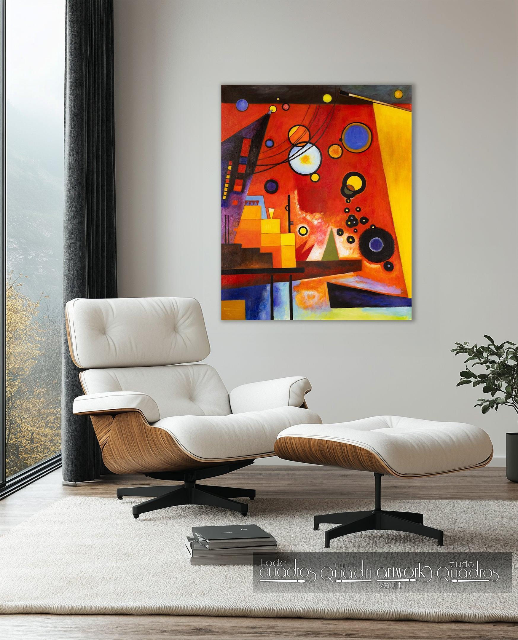 Rojo pesado, Kandinsky
