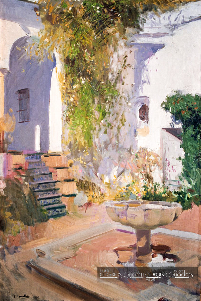 Gruta del jardín en Sevilla, Sorolla
