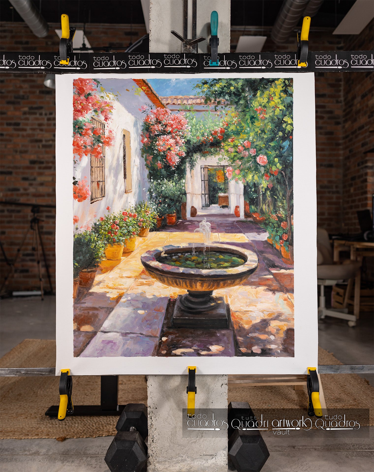 Un rincón andaluz, estilo Sorolla