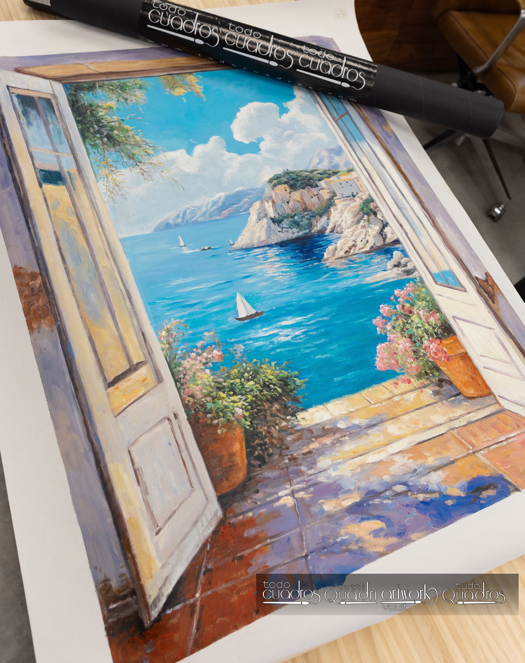 Puerta al Mediterráneo, estilo Sorolla