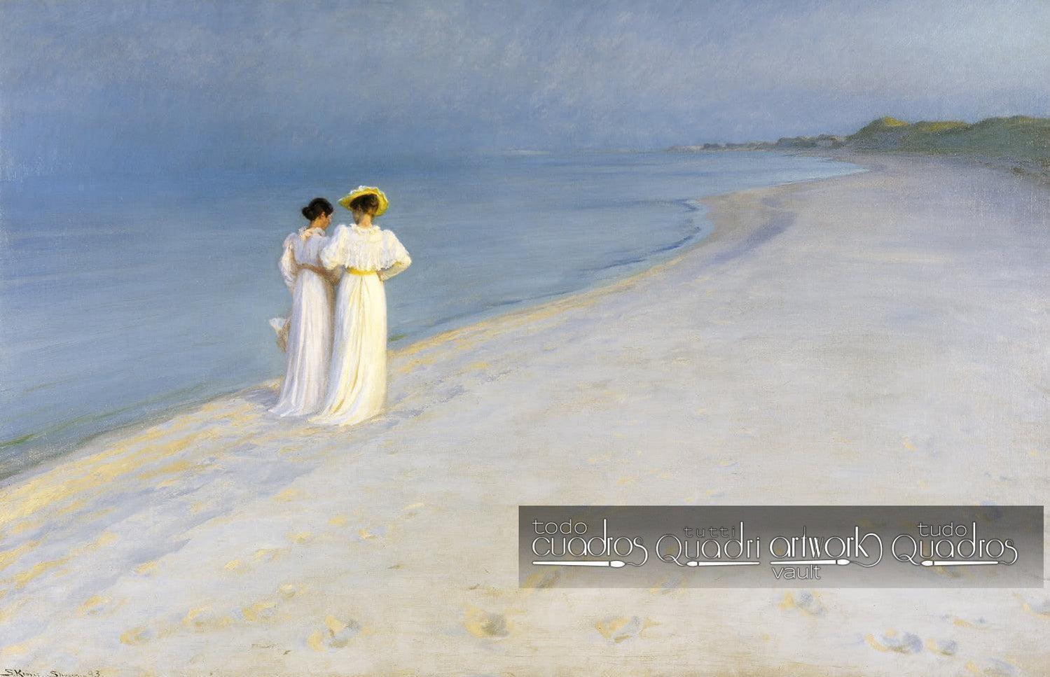 Tarde de verano en la playa de Skagen, P. S. Krøyer