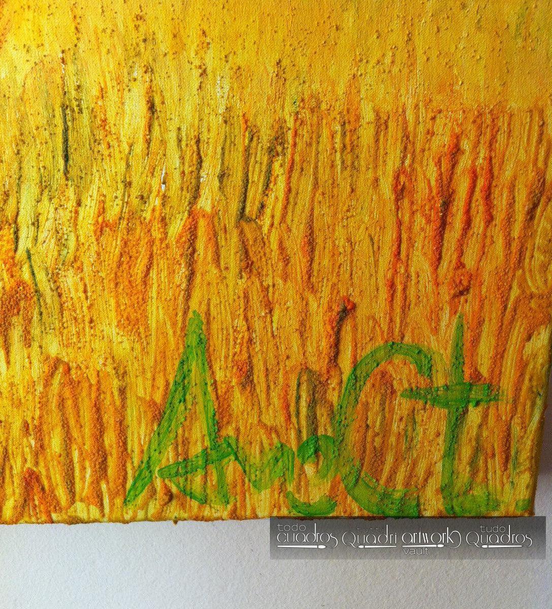 Cuadro "La cosecha" <br /> A. Croxatto (2015)