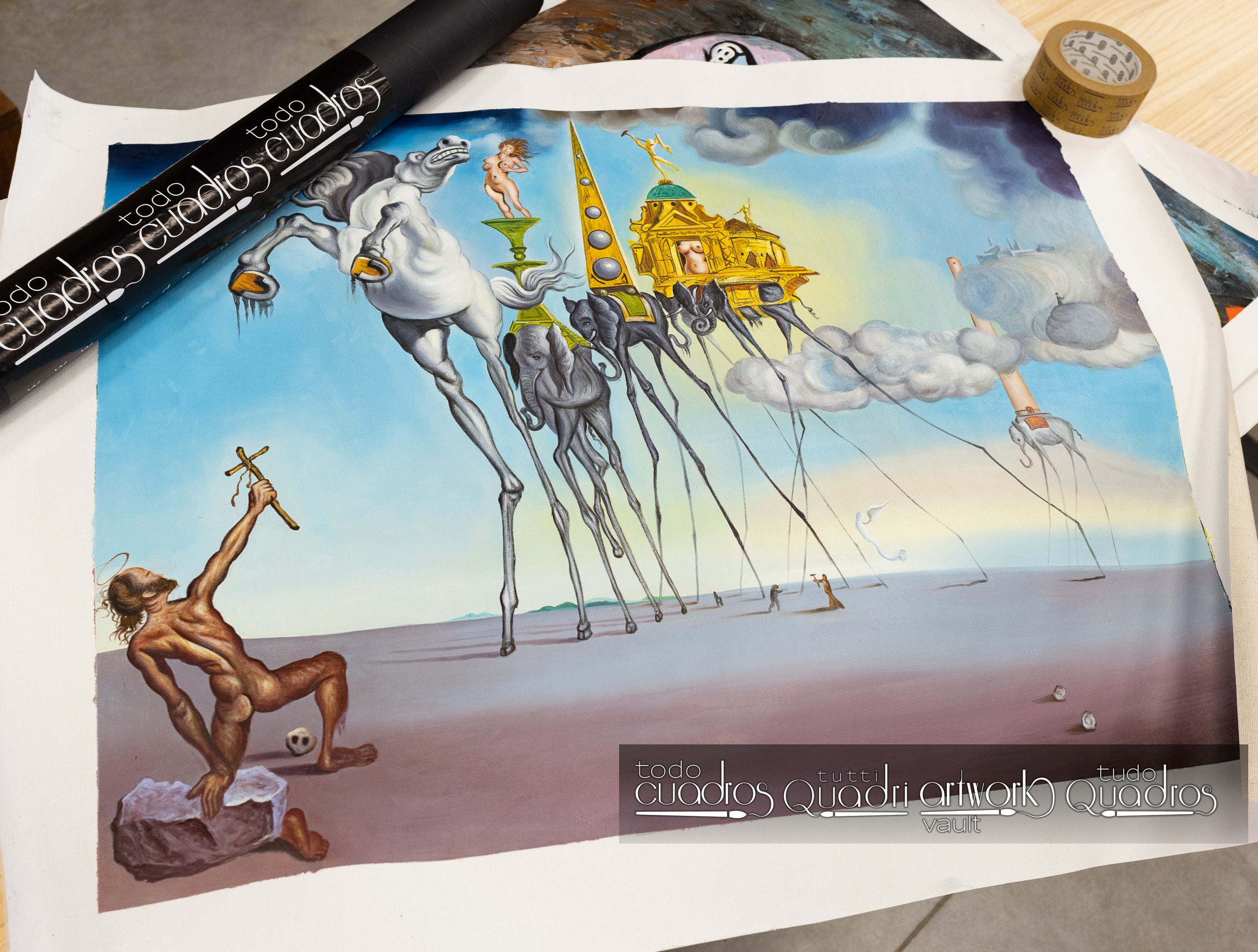 La tentación de San Antonio, Dalí