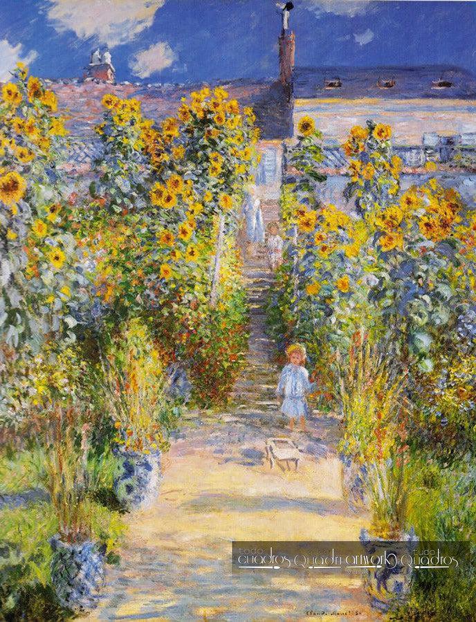 Jardín de Vetheuil, Monet