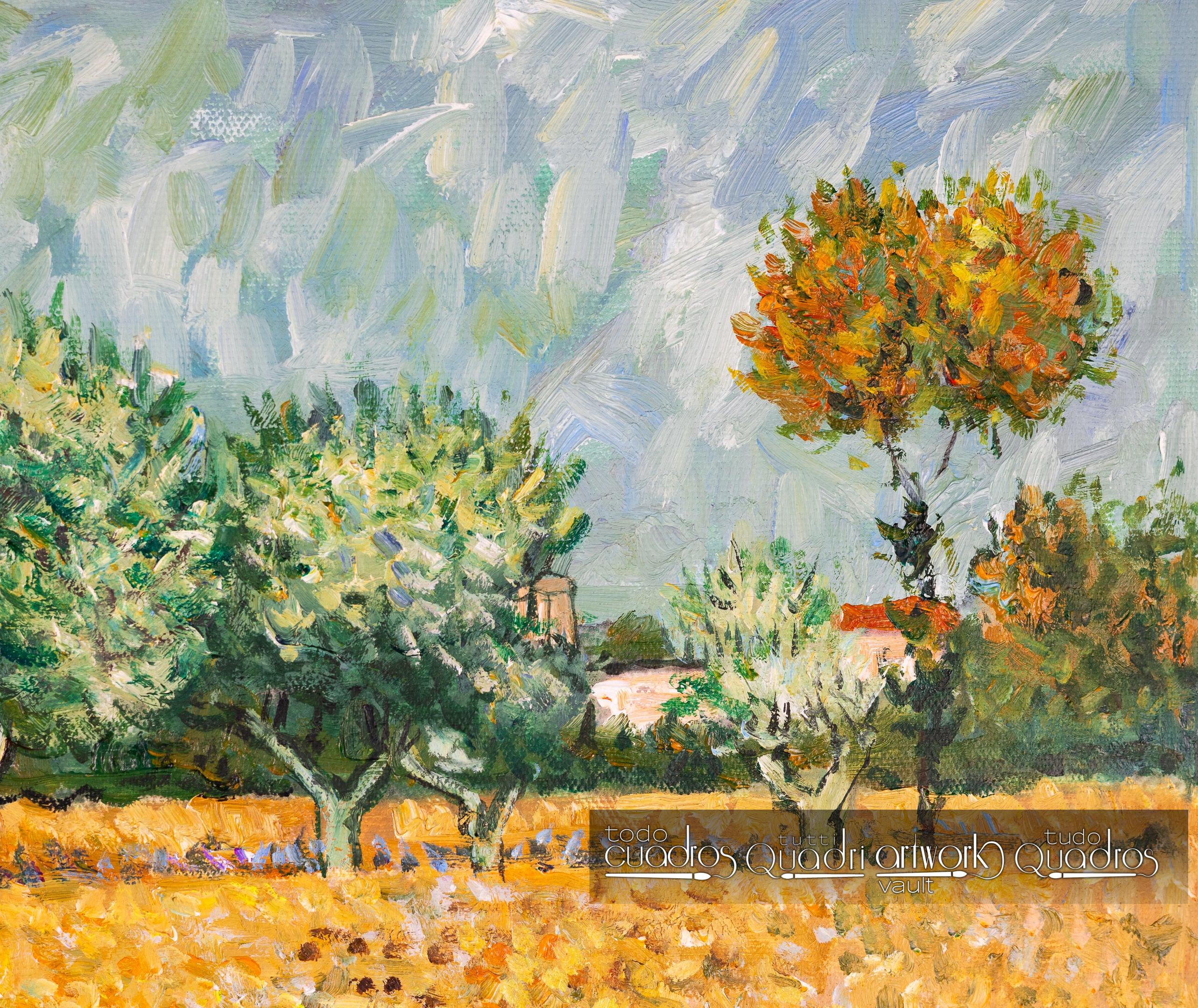 Campo con flores cerca de Arles, Van Gogh