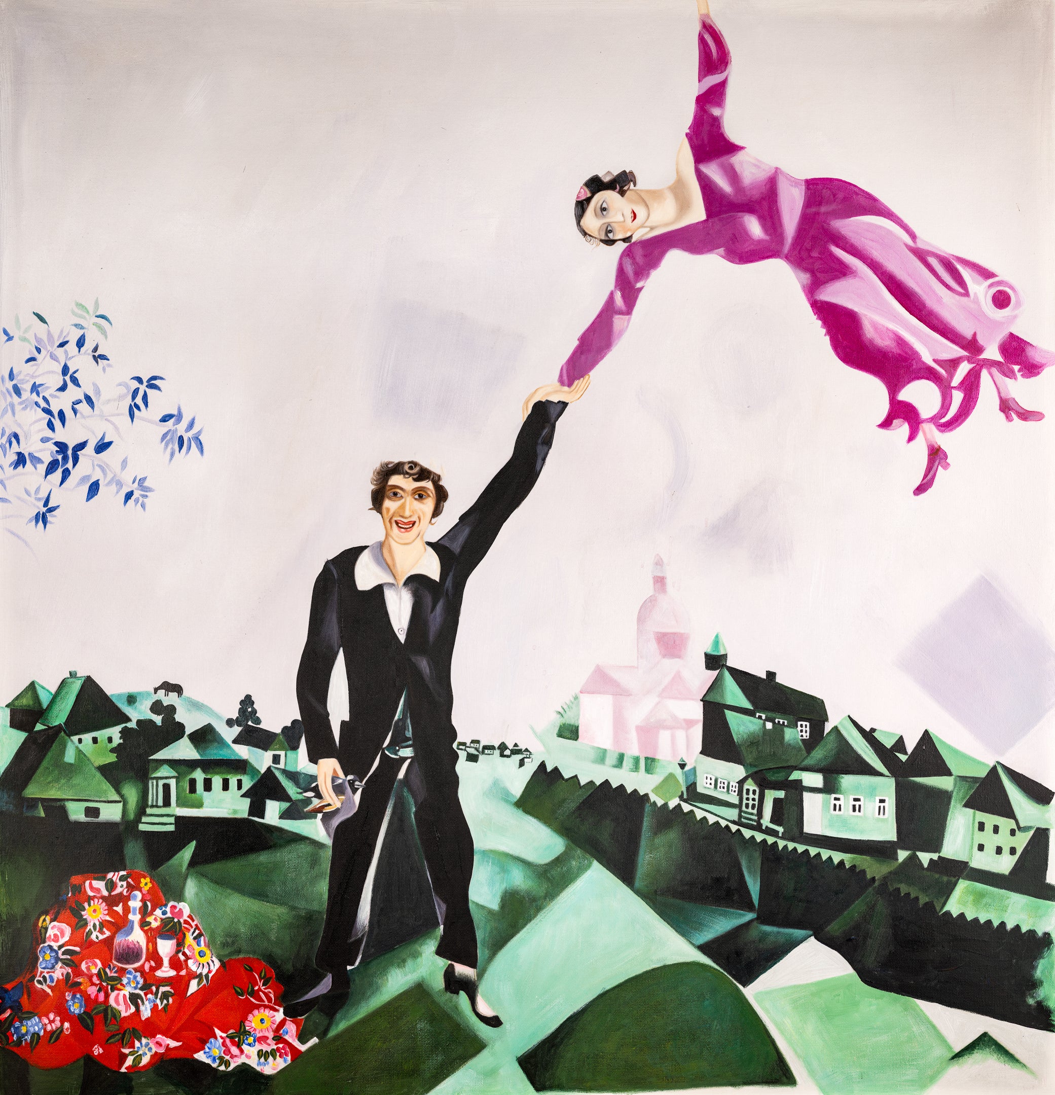 El paseo, Chagall