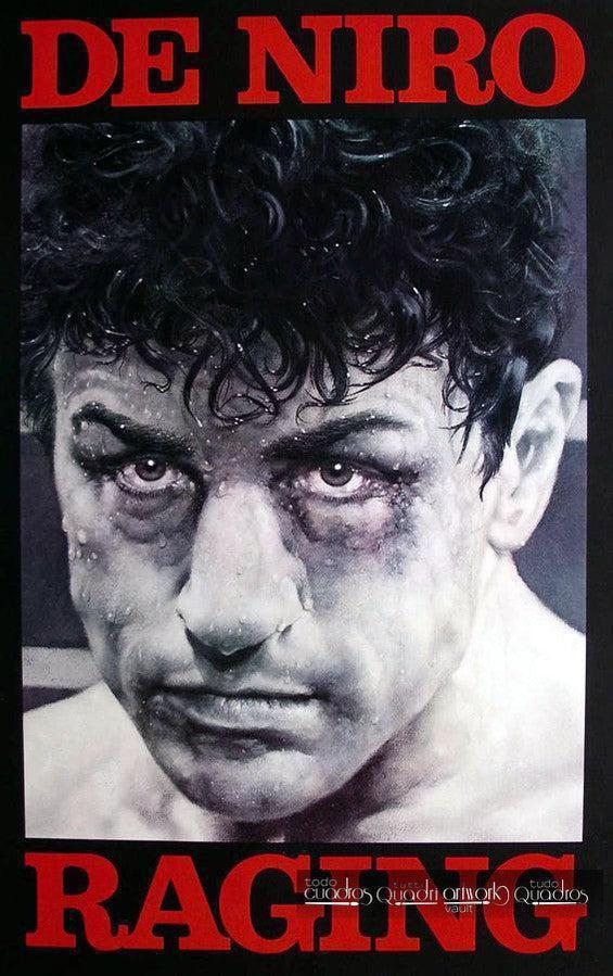 Dennis Raging Cuadro de Raging, óleo de Robert de Niro 1980.
