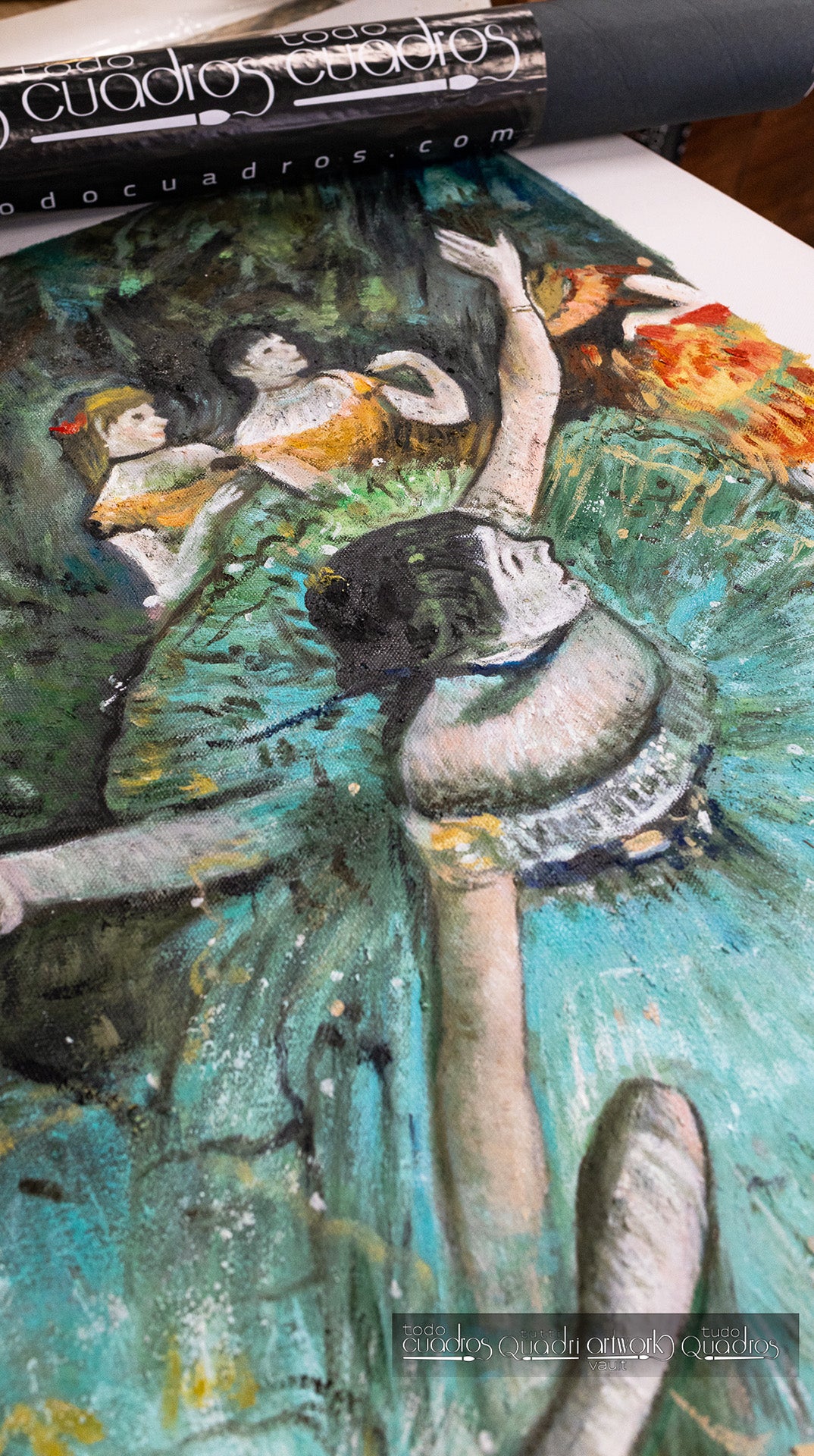 Bailarina basculando, Degas