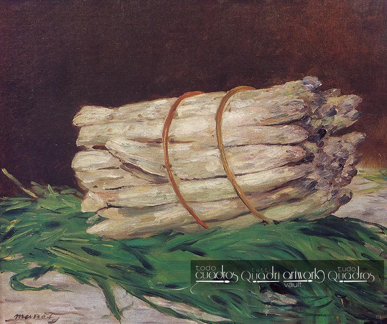Manojo de espárragos, Manet