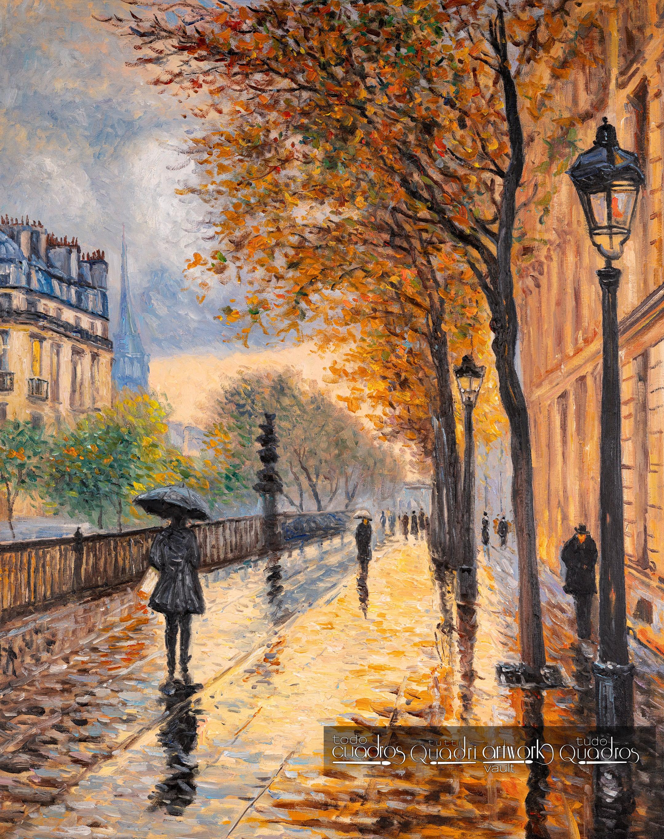 Tarde de lluvia, estilo Monet