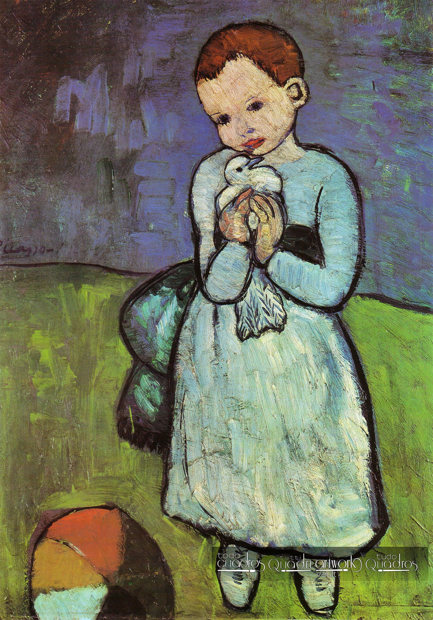 Niño con paloma, Picasso