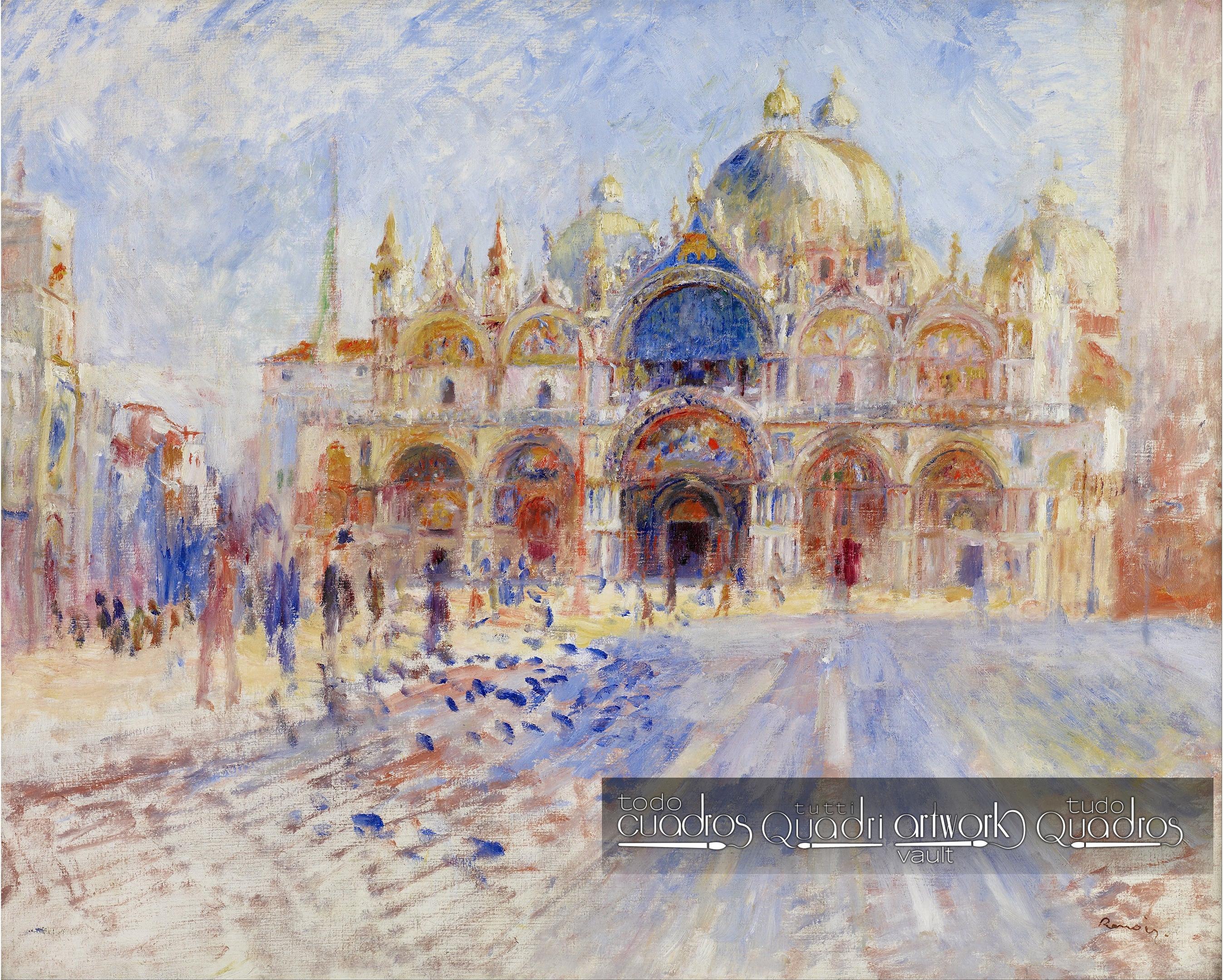 La plaza San Marcos, Renoir