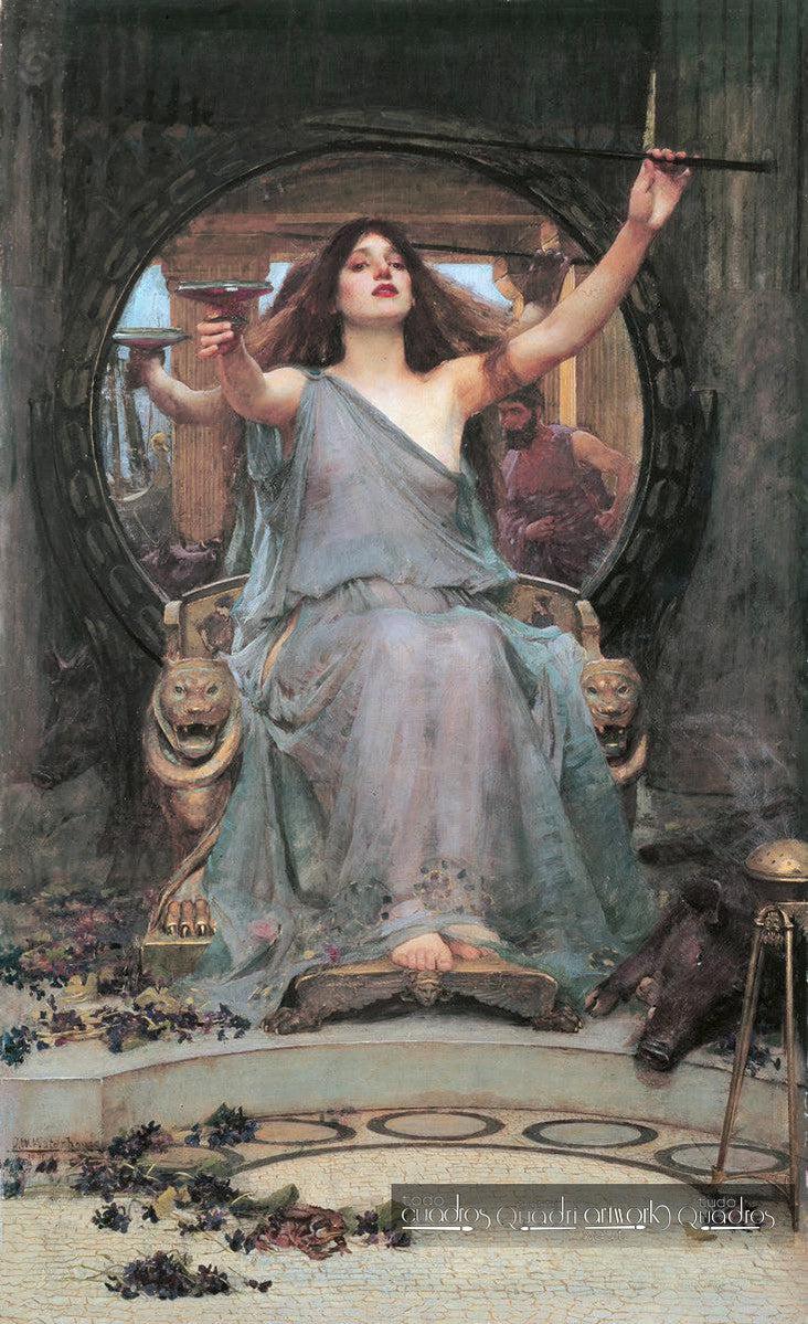 Circe ofreciendo la copa a Odiseo, J. W. Waterhouse