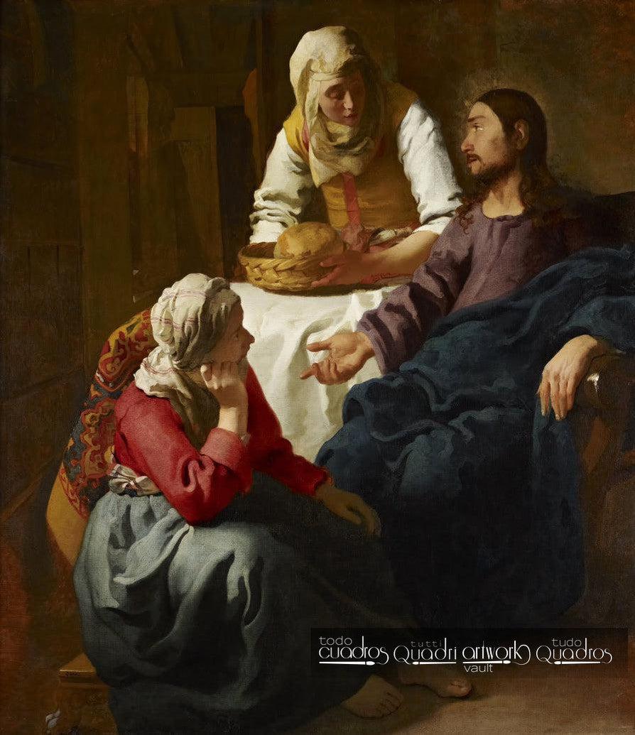 Cristo en casa de Marta y María, Vermeer