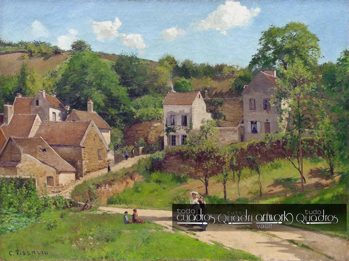 La ermita en Pontoise, Pissarro