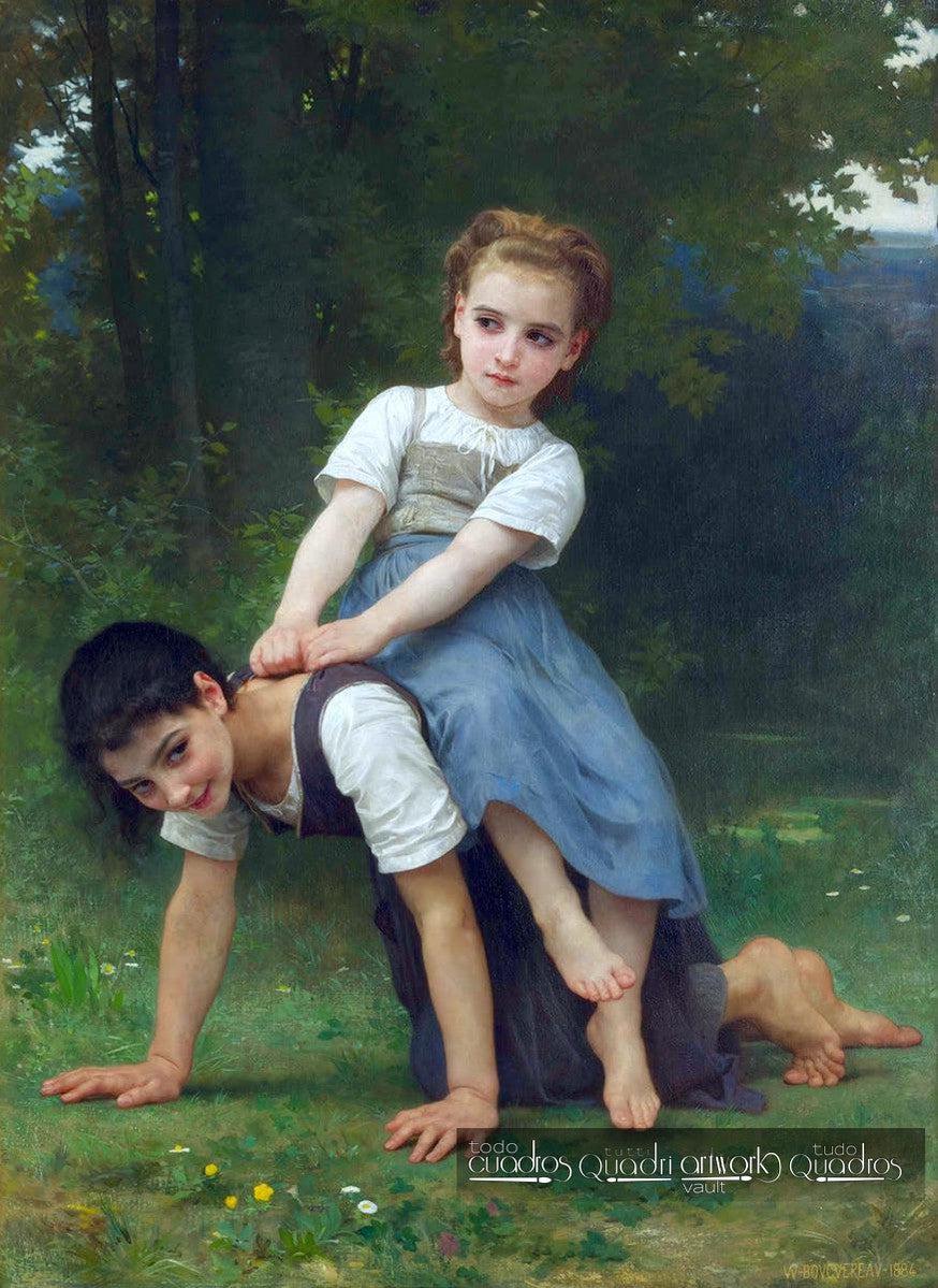 La borrica, Bouguereau