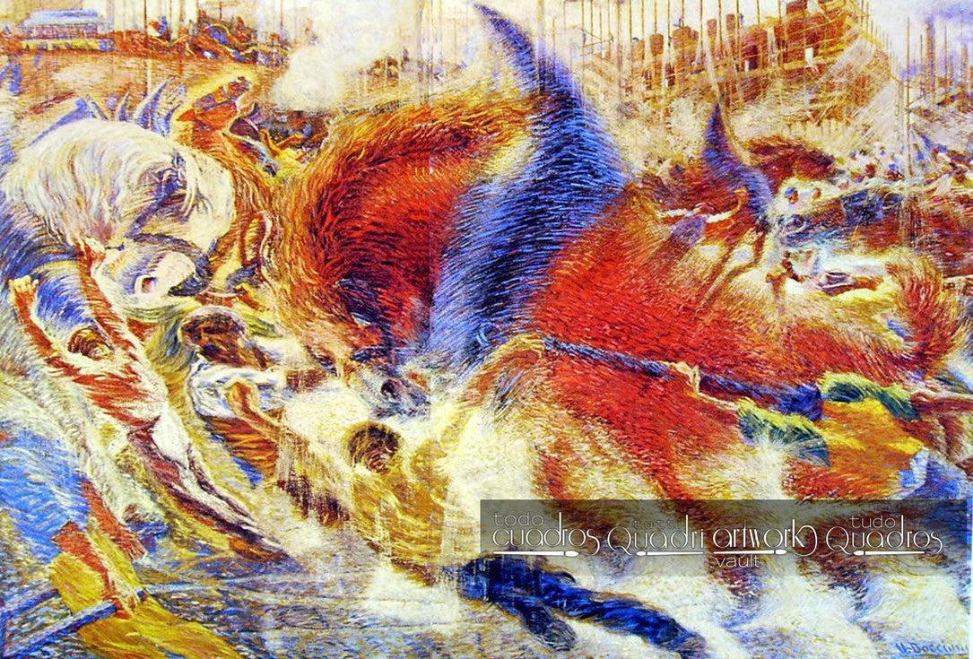 La ciudad que asciende, Boccioni