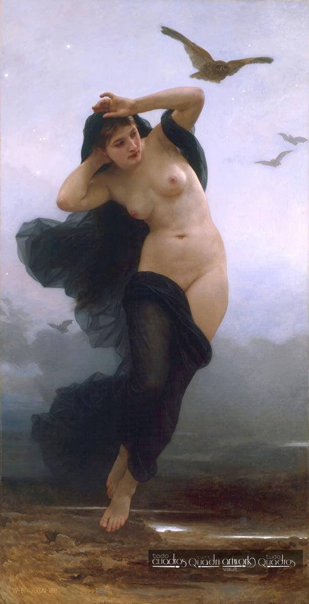 La noche, Bouguereau