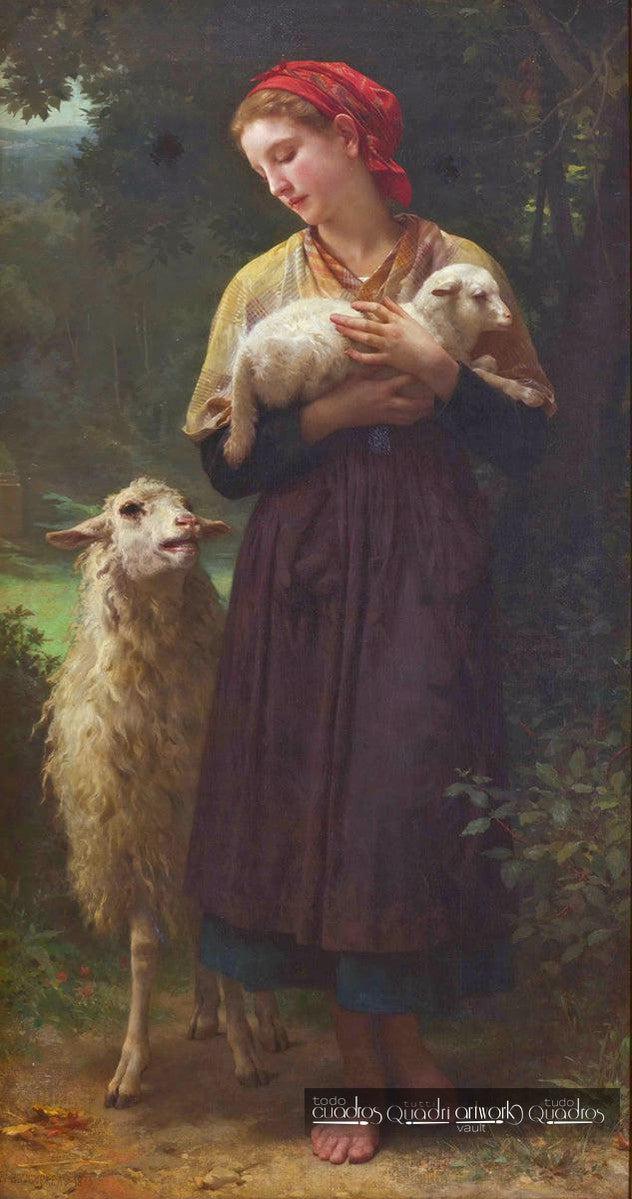 El nuevo cordero, Bouguereau