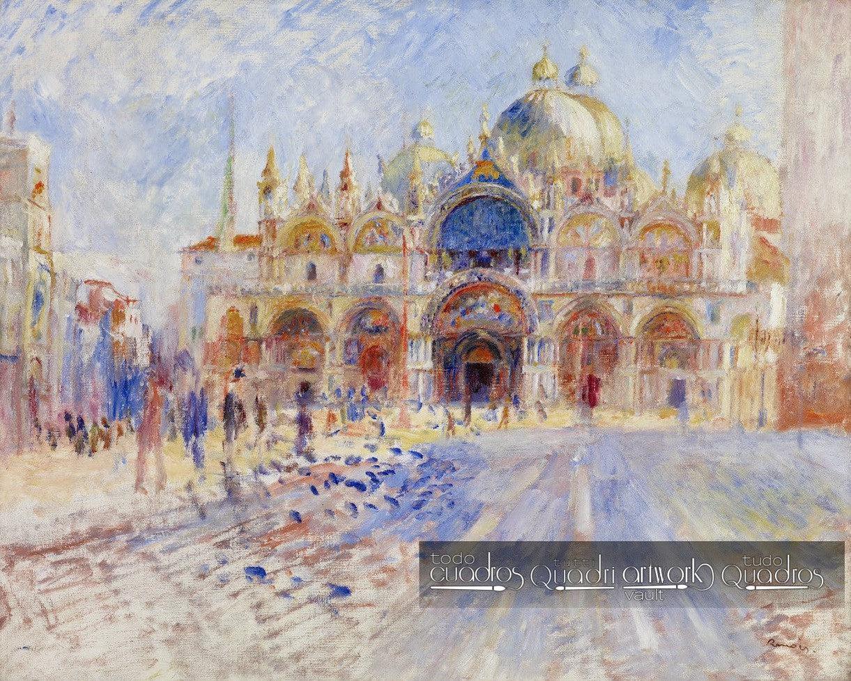 La plaza San Marcos, Renoir
