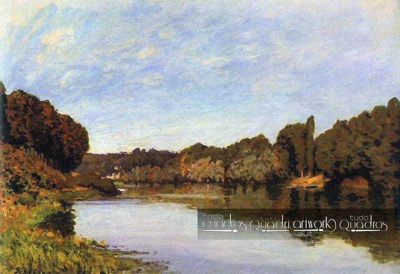 El Sena en Bougival, Sisley