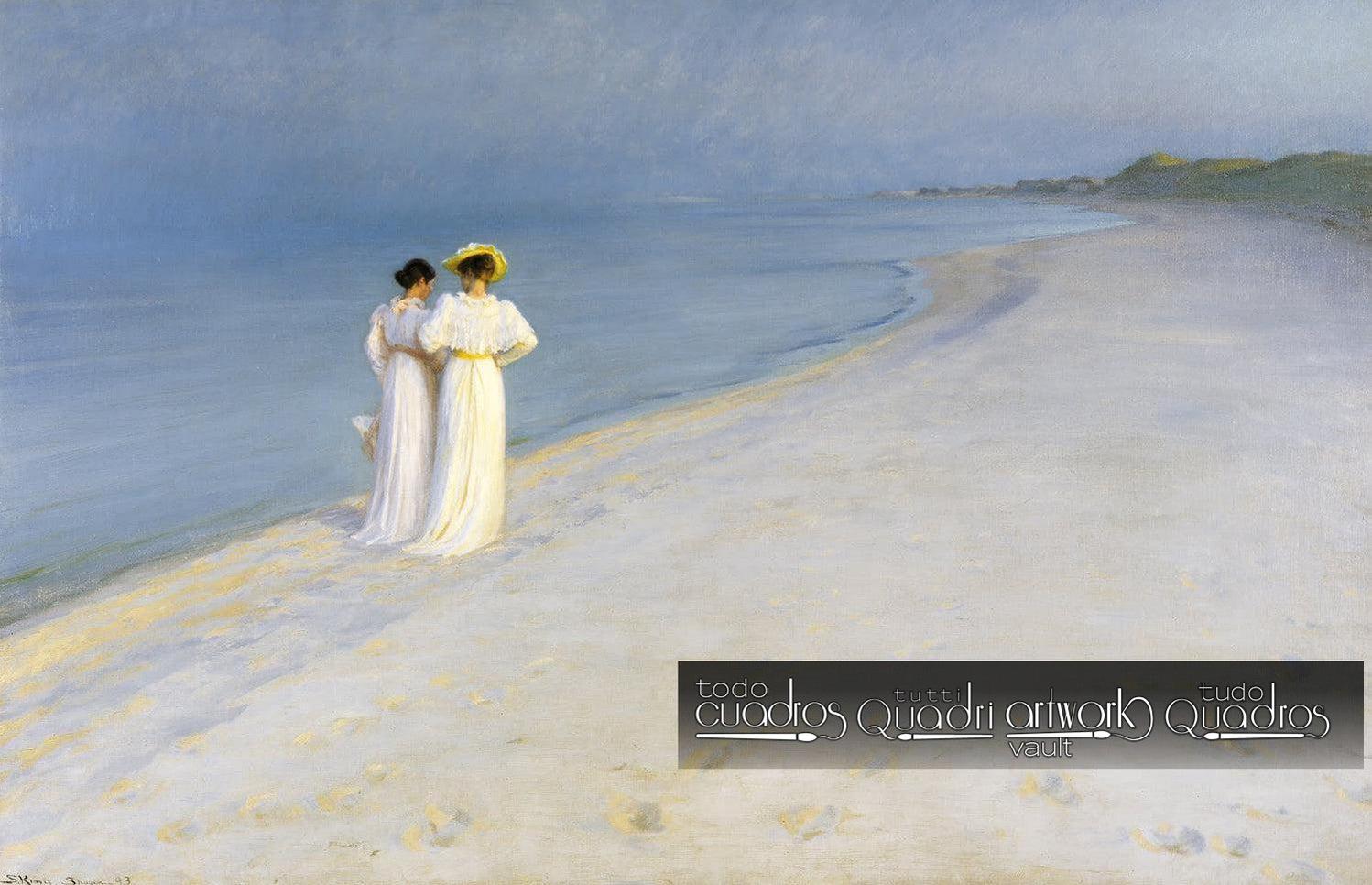 Tarde de verano en la playa de Skagen,  P. S. Krøyer