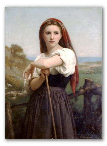 Retrato "Joven pastora"