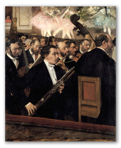Obra "La orquesta en la ópera"