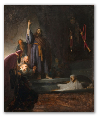 Obra "La resurrección de Lázaro"