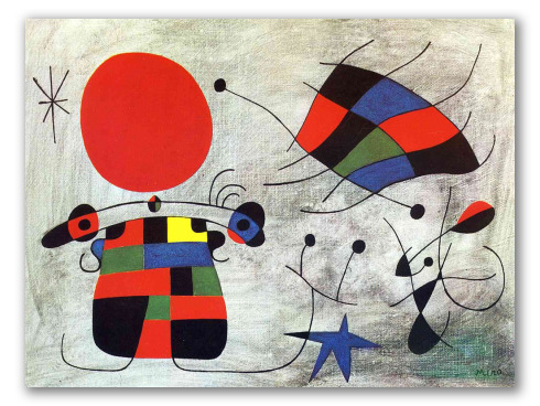 La Sonrisa de Alas Flamenates - Miró